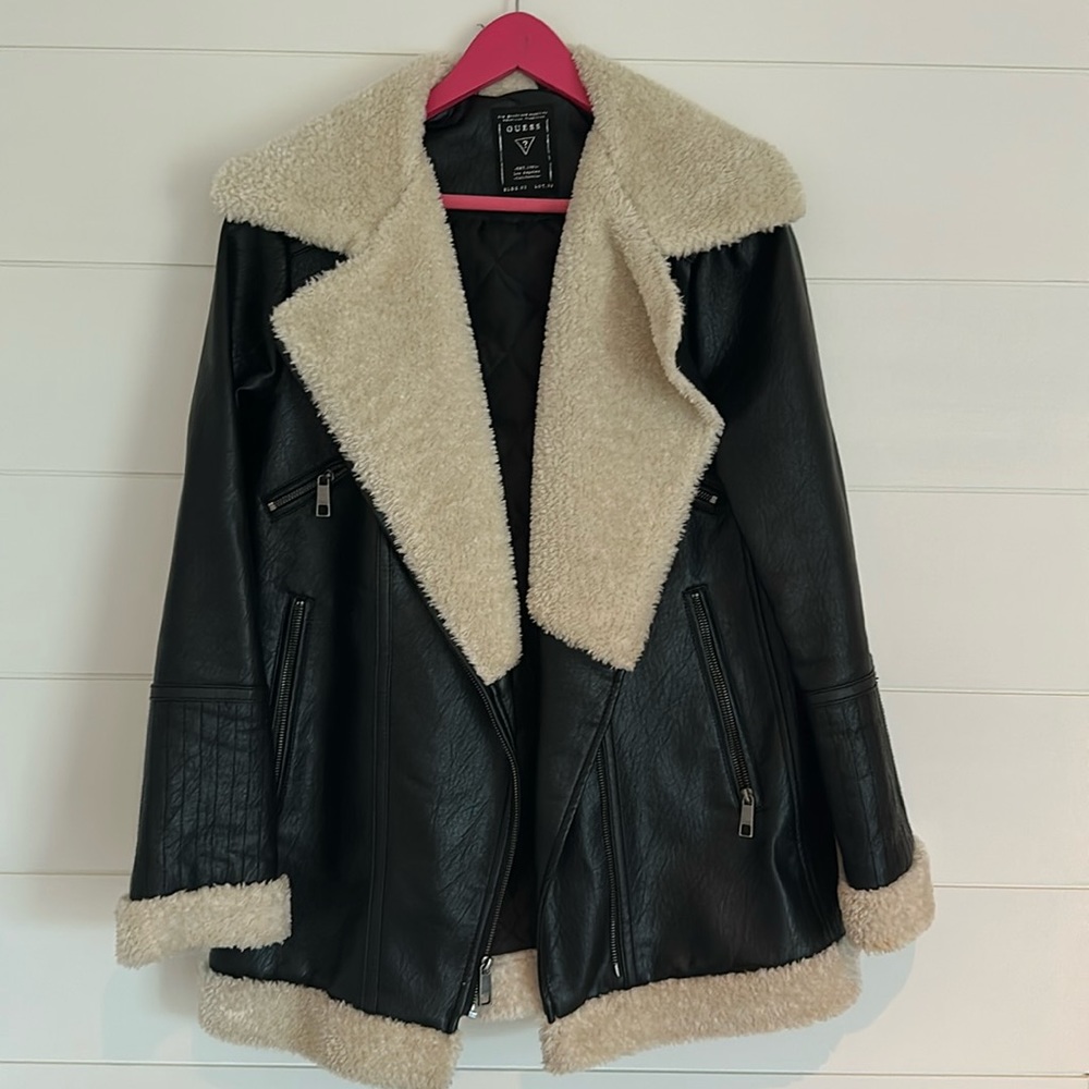Guess Faux Leather Jacket